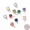 Rhodium Plated 925 Sterling Silver Peg Bails STER-D035-47P-5