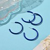 Hypoallergenic Bioceramics Zirconia Ceramic Ring Stud Earrings EJEW-Z023-01D-2
