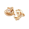 Brass Micro Pave Cubic Zirconia Pendants KK-Z112-21G-2