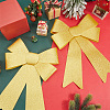 Christmas PVC Glitter Bowknot AJEW-SP0003-72C-02-4