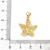 Brass Micro Pave Cubic Zirconia Pendants KK-D317-074G-3