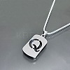 304 Stainless Steel Box Chain Necklaces YT2090-17-1