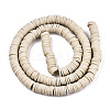 Handmade Polymer Clay Beads Strands CLAY-R089-6mm-115-2
