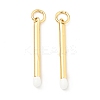 Brass Enamel Pendants KK-G416-36G-2