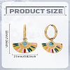 1 Pair Stainless Steel Hoop Earrings EJEW-LP0003-73-2