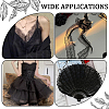 Flower Polyester Lace Edge Trim Ribbon SRIB-WH20020-029-4
