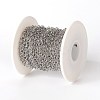 Tarnish Resistant 304 Stainless Steel Rolo Chains CHS-E016-02G-P-3