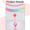 2Pcs 2 Colors Acrylic Two Layers Chain Belts AJEW-GF0011-19A-5