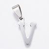 Tarnish Resistant 304 Stainless Steel Pendants STAS-F106-96P-V-1