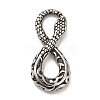 Tibetan Style 304 Stainless Steel Pendants STAS-M334-18AS-1