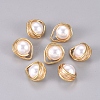 Imitation Glass Pearl Pendants KK-L189-25G-1