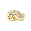 Brass Micro Pave Cubic Zirconia Pendants X-KK-P290-48G-2