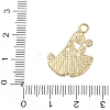 Alloy Enamel Pendants with Rhinestone FIND-Z070-07G-01-3