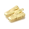 Rack Plating Brass Pendants KK-I721-02G-W-2