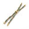 Nylon Cord Silder Bracelets MAK-C003-03G-14-1