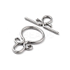 Non-Tarnish 304 Stainless Steel Toggle Clasps STAS-A092-01P-2