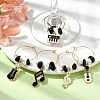 Music Theme Alloy Wine Glass Charms AJEW-JO00245-2