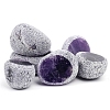 Natural Amethyst Dinosaur Egg Display Decorations PW-WGE8BAF-01-2