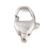 316 Stainless Steel Lobster Claw Clasps STAS-C154-02D-P-1
