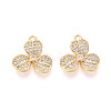 Brass Micro Pave Cubic Zirconia Pendants KK-N263-53G-1