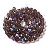 Electroplate Transparent Glass Beads Strands EGLA-A035-T10mm-L13-2