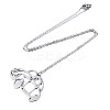 Non-Tarnish 201 Stainless Steel Car Pendant Necklace with Cable Chains for Men Women NJEW-T009-JN105-1-45-A-1