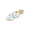 Summer Alloy Enamel Pendants LS-ENAM-I067-01KCG-03-2