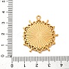304 Stainless Steel Pendant Cabochon Settings STAS-Q363-03G-3