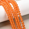 Natural & Dyed Malaysia Jade Bead Strands G-A146-6mm-A07-1