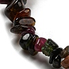 Natural Multicolor Tourmaline Chip Beaded Stretch Bracelet X-G-H294-01A-01-2