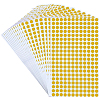 240Pcs Flat Round PVC Handwritten Blank Stickers DIY-WH50053-11B-1