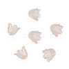 6-Petal Imitation Jelly Acrylic Bead Caps LS-X-JACR-T002-02D-1