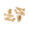 Ion Plating(IP) 304 Stainless Steel Stud Earrings FIND-Q103-01N-G-2