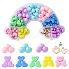 DIY Round & Heart Acrylic Beads Bracelets Jewelry Kits DIY-FS0006-28-1