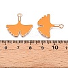 Thanksgiving Day Theme Alloy Enamel Pendants ENAM-T020-52B-03-3