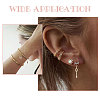 12Pcs 2 Style Brass Micro Pave Clear Cubic Zirconia Beads Pendant KK-BBC0002-96-6