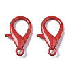 Spray Painted Eco-Friendly Alloy Lobster Claw Clasps PALLOY-T080-06B-NR-3