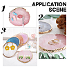 4Pcs 4 Style Resin Imitation Agate Color Palette MRMJ-NB0001-19-5