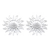 Non-Tarnish 201 Stainless Steel Filigree Joiners LS-STAS-N090-LA950-1-2