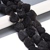 Natural Tektite Beads Strands G-Q164-F03-01-2