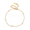 304 Stainless Steel Satellite Chains Bracelets LS-BJEW-M096-02A-G-1