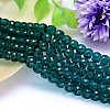 Faceted Flat Round Imitation Austrian Crystal Bead Strands G-M186-8x6mm-24A-1