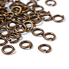 Brass Open Jump Rings JRC6MM-AB-3