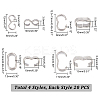 80Pcs 4 Style Stainless Steel Quick Link Connectors STAS-GA0001-42-2