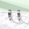 304 Stainless Steel Hoop Earrings EJEW-D331-19A-P-5