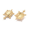 304 Stainless Steel Turtle Pendants STAS-T069-19G-2