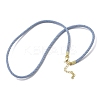 3MM Nylon Milan Cord Necklace Making NJEW-H084-01G-31-1