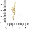 Brass with Cubic Zirconia Pendants KK-Q048-02G-3