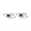 Alloy Glass Connector Charms PALLOY-P291-16B-03-2