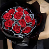 4 Bags Polyester Flower Bouquet Wrapping Mesh Paper ORIB-BC0001-12A-6